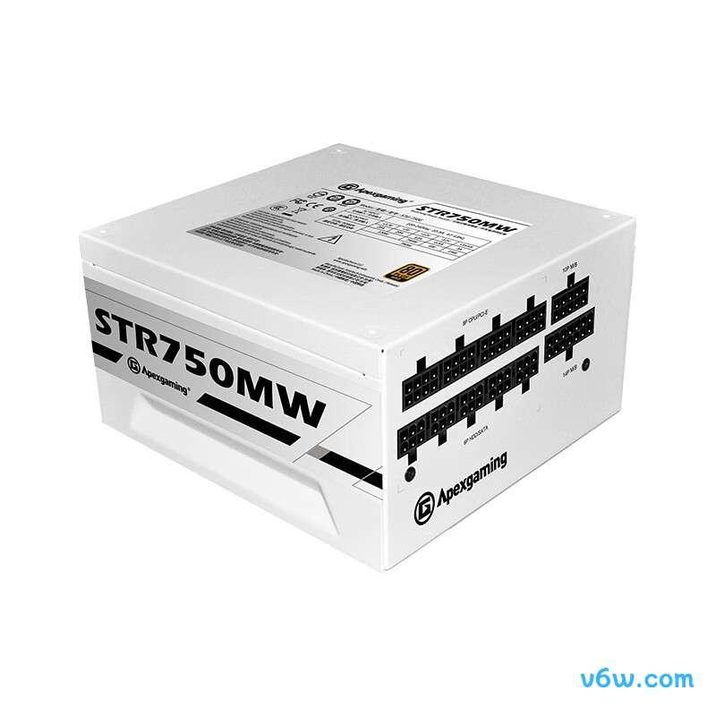 艾湃电竞 STR-750MW 750W 金牌全模组电脑电源图片