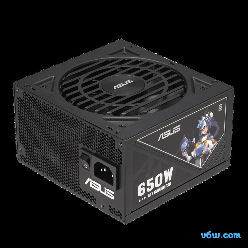 华硕ATS 650W 巨齿鲨金牌全模组电脑电源图片