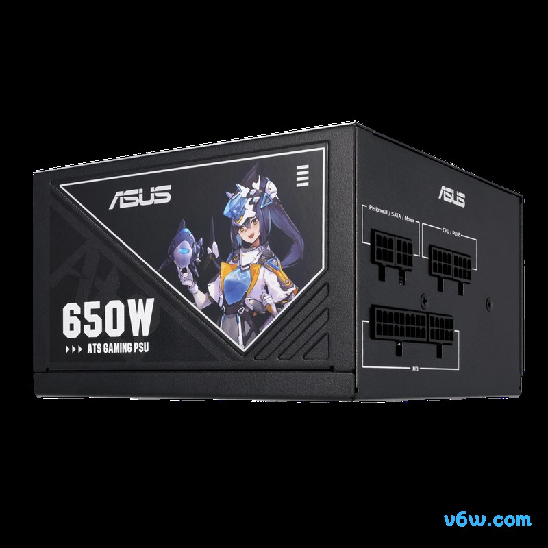 华硕ATS 650W 巨齿鲨金牌全模组电脑电源图片