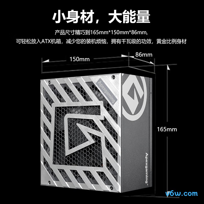 艾湃电竞 ODIN 奧丁 1400W电脑电源图片