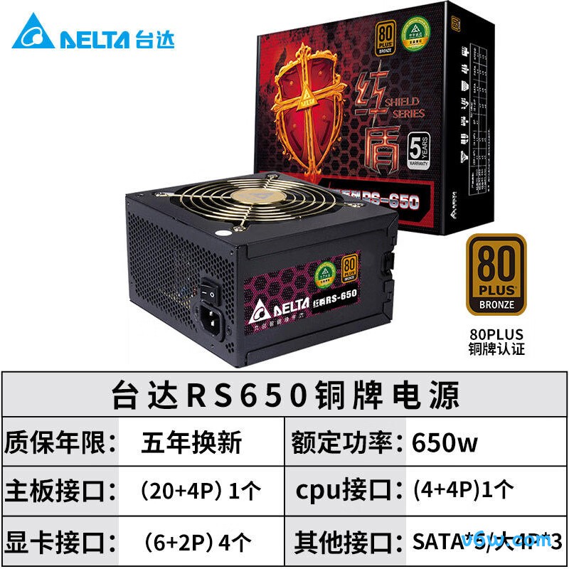 台达 650W 红盾系列RS650