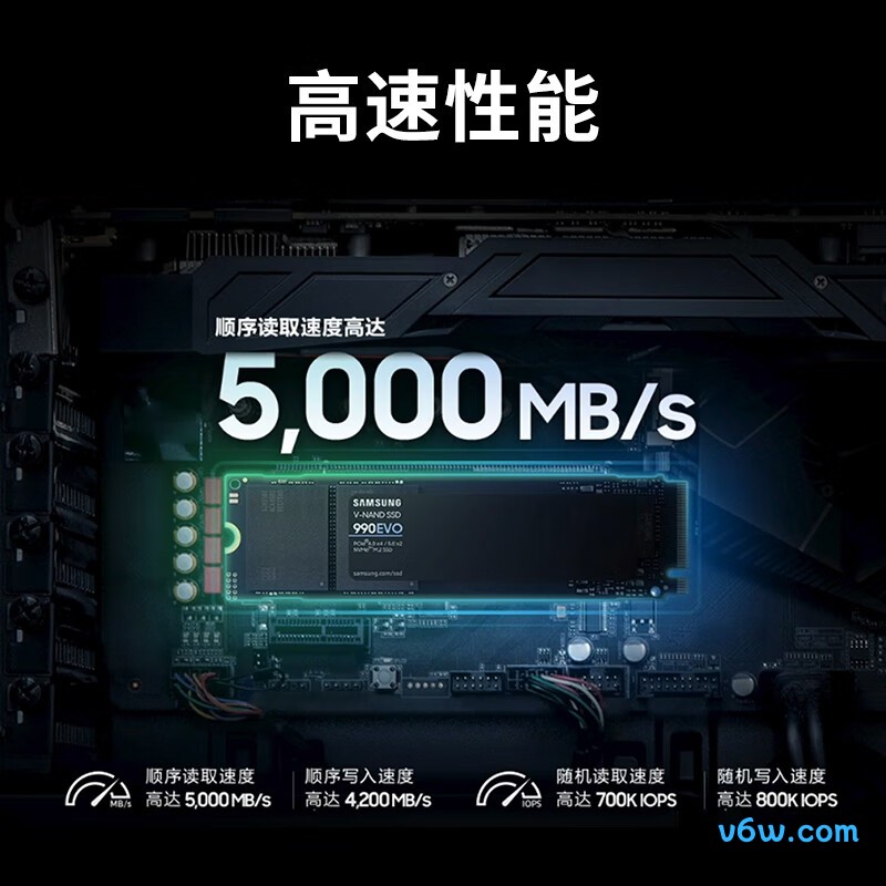 三星990 EVO 2TB SSD固态硬盘SSD固态硬盘图片