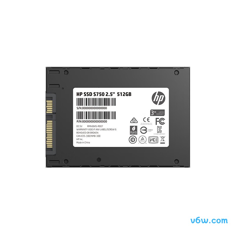 HP惠普512G SSD固态硬盘 S750系列