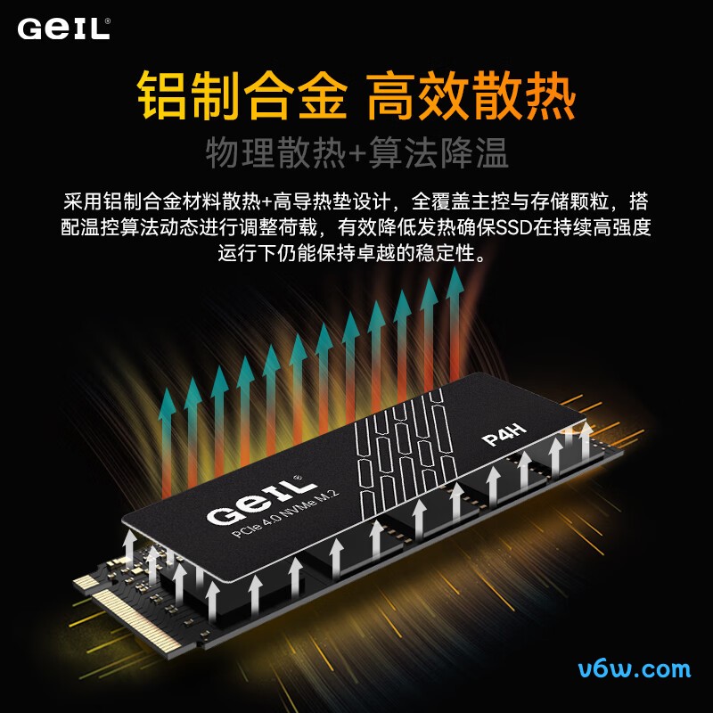 GEIL金邦 4TB SSD固态硬盘 P4H系列SSD固态硬盘图片