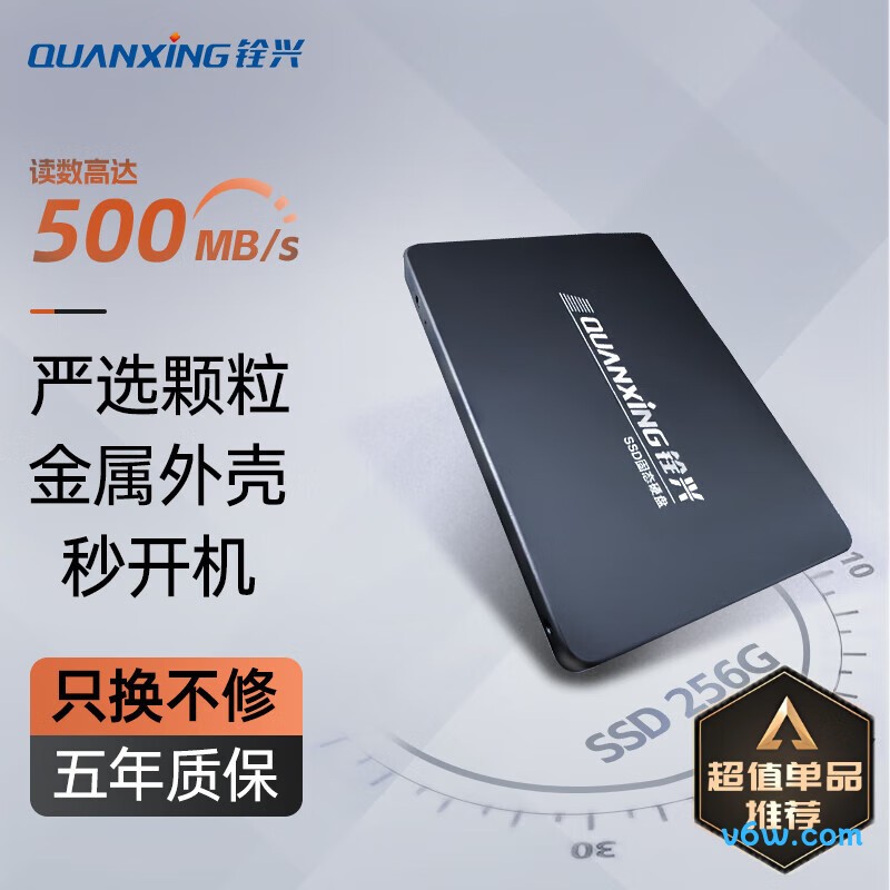 铨兴256GB SSD固态硬盘 C201