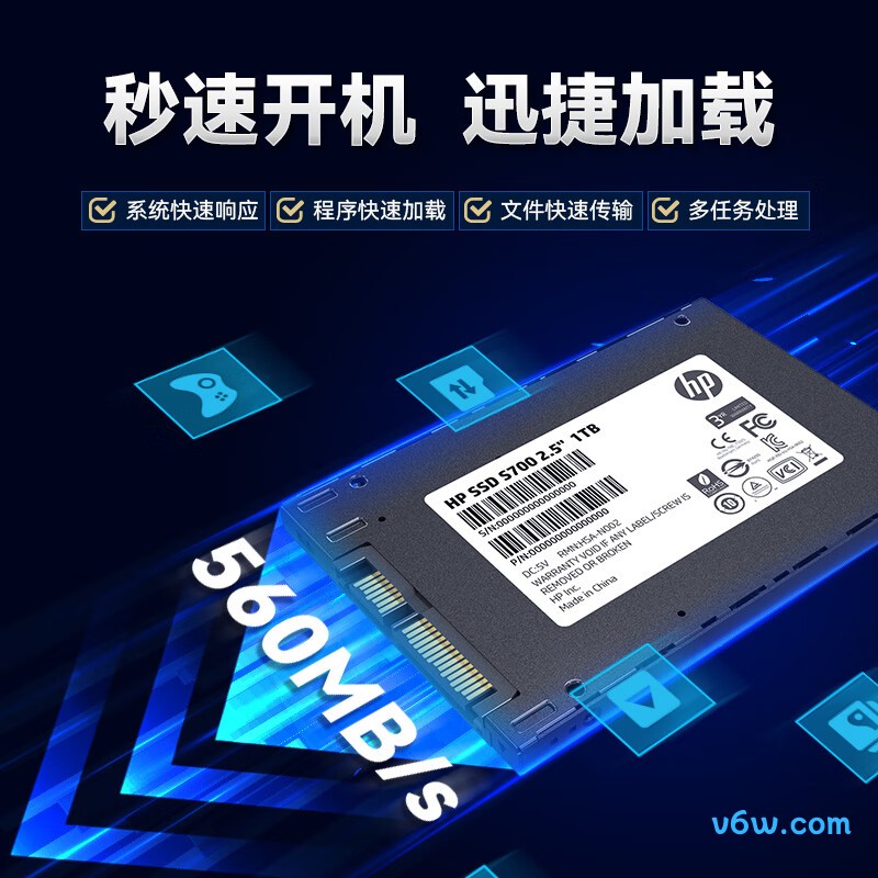 HP惠普1TB SSD固态硬盘S700系列