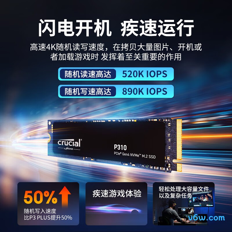 美光P310 500GB SSD固态硬盘