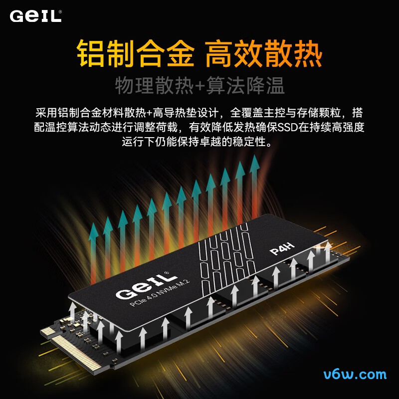 GEIL金邦 1TB SSD固态硬盘 P4H系列