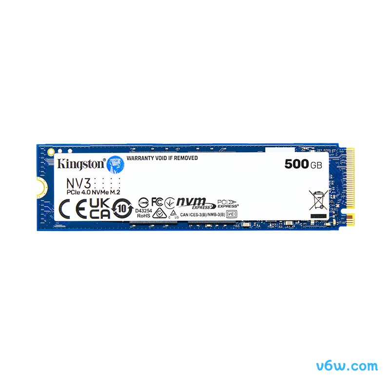 金士顿500GB SSD固态硬盘 NV3系列