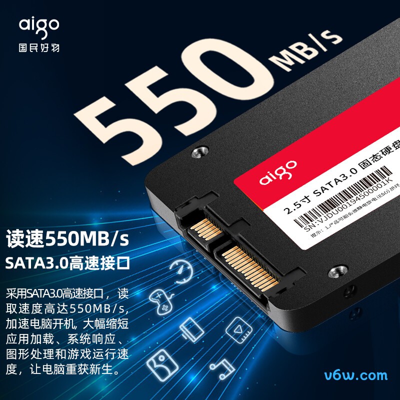 爱国者S500 1TB SSD固态硬盘