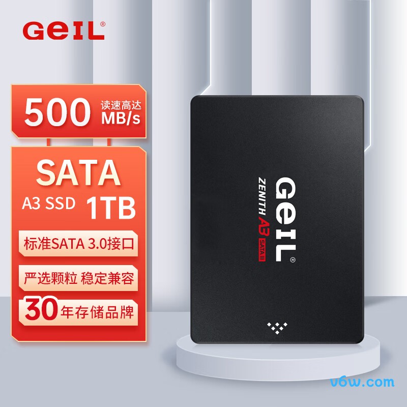GEIL金邦 1TB SSD固态硬盘 A3系列