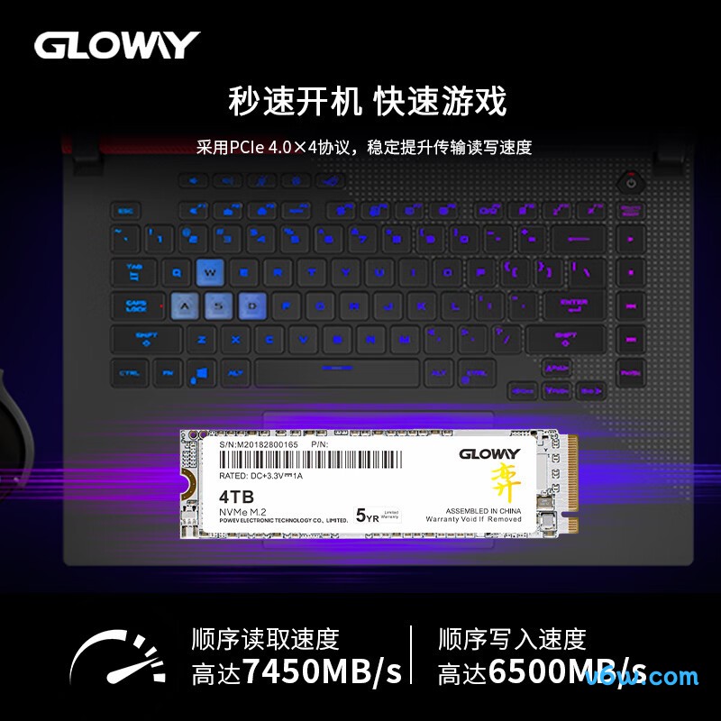 光威4TB SSD固态硬盘 弈系列SSD固态硬盘图片
