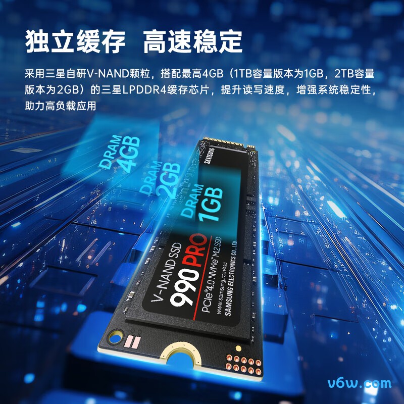 三星1TB SSD固态硬盘 990 PRO