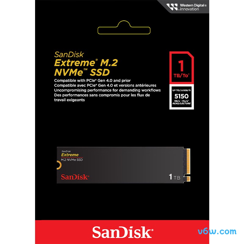 闪迪1TB SSD固态硬盘 Extreme至尊极速