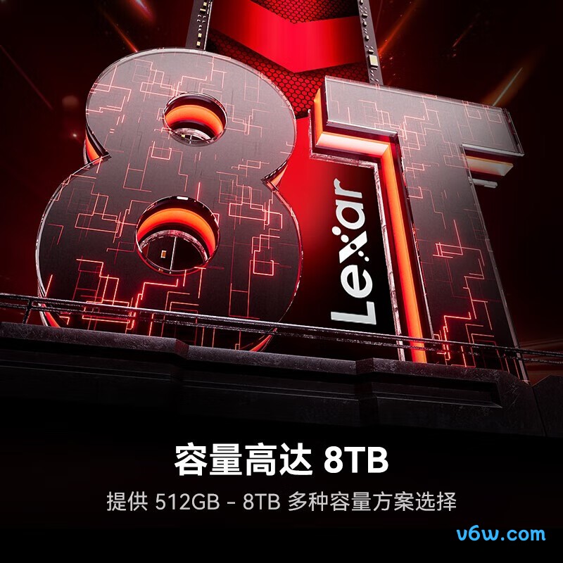 雷克沙2TB SSD固态硬盘 ARES 战神系列SSD固态硬盘图片