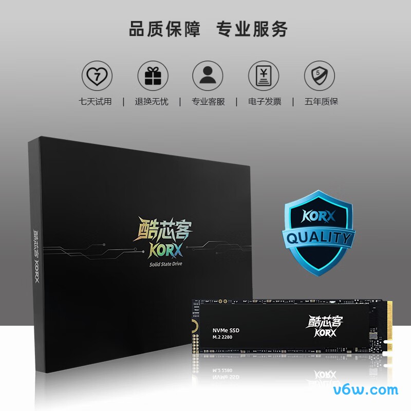 铨兴酷芯客 1TB SSD固态硬盘 M.2接口