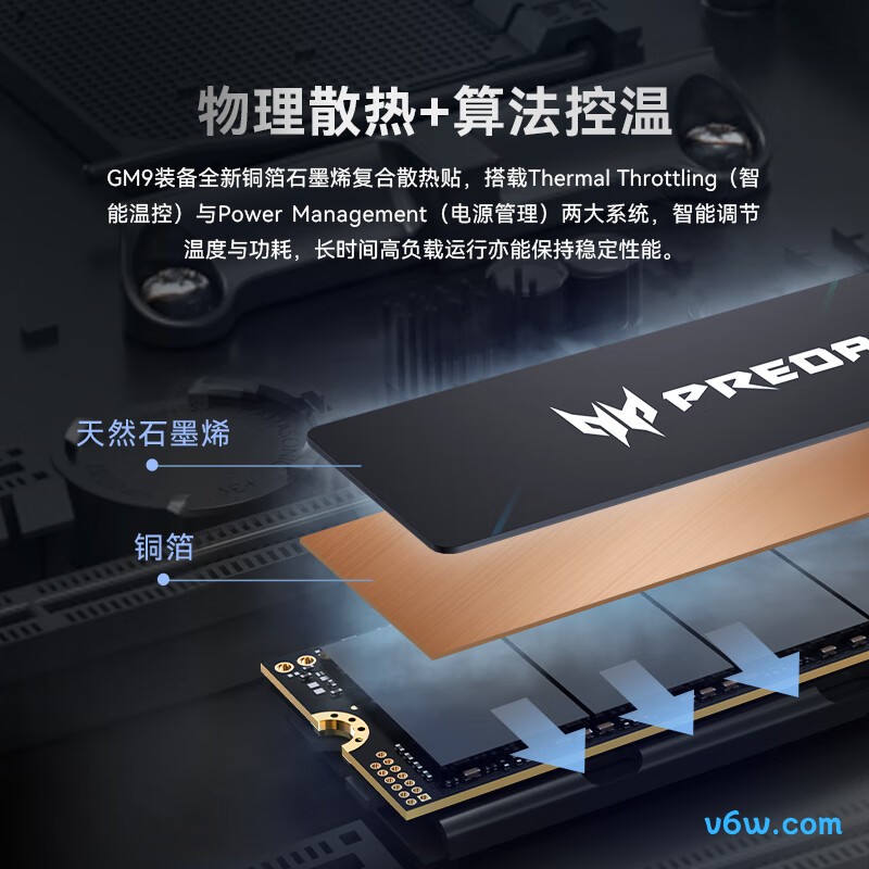 宏碁掠夺者1TB SSD固态硬盘 GM9系列
