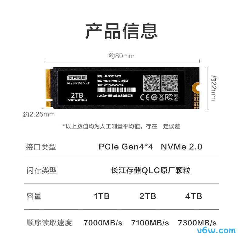 宏碁掠夺者1TB SSD固态硬盘 GM7000系列SSD固态硬盘