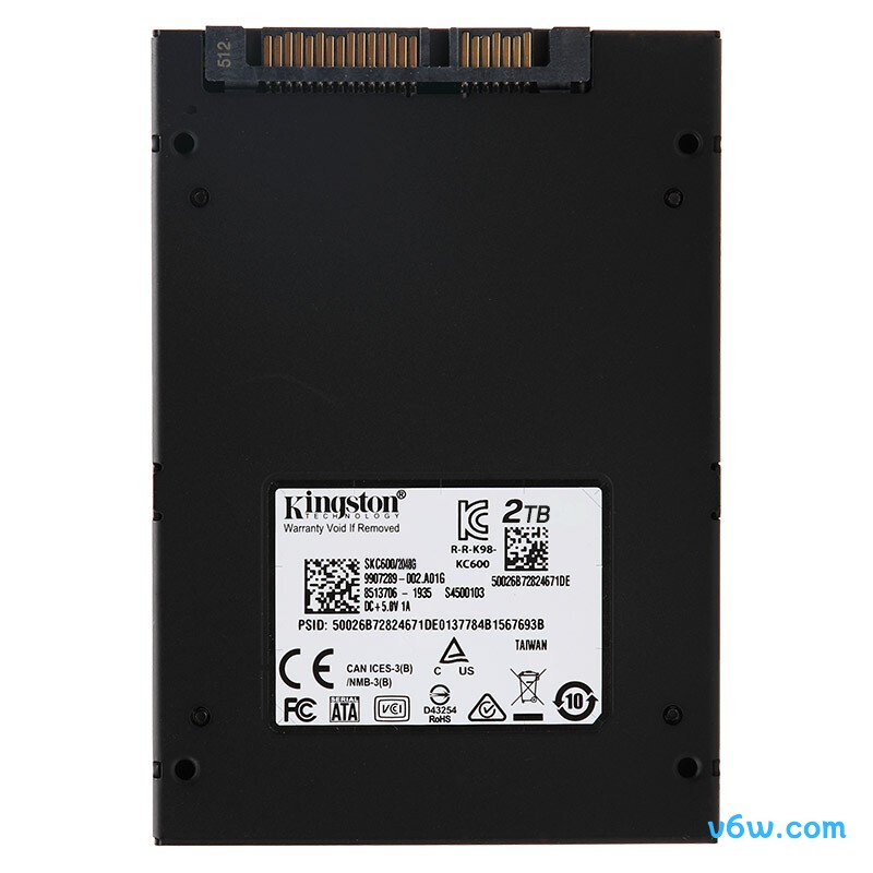 金士顿2TB SSD固态硬盘 KC600系列SSD固态硬盘图片