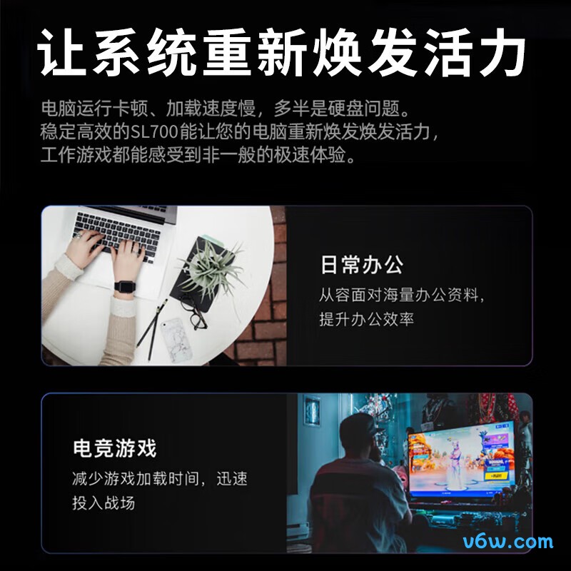 联想 4TB SSD固态硬盘 SL700闪电鲨系列SSD固态硬盘图片