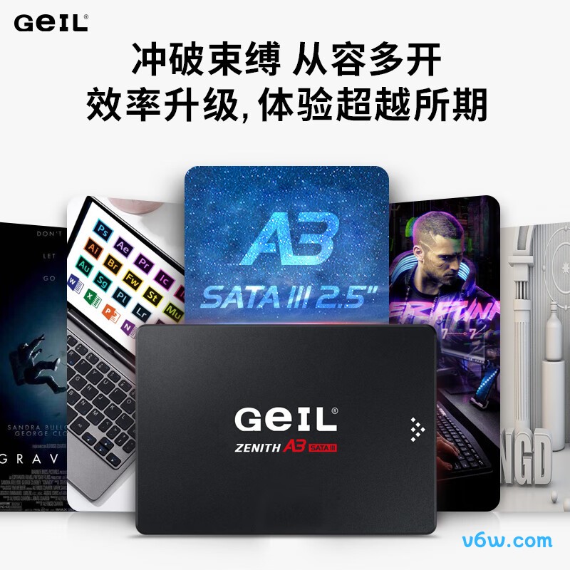 GEIL金邦 1TB SSD固态硬盘 A3系列
