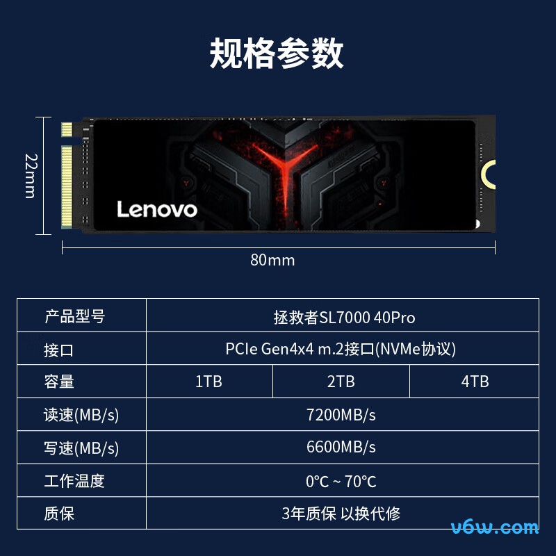 联想SL7000 PLUS 4TB SSD固态硬盘SSD固态硬盘图片
