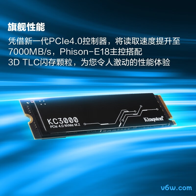金士顿512GB SSD固态硬盘 KC3000