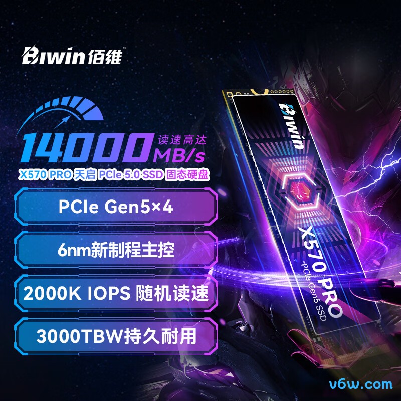 佰维2TB SSD固态硬盘 X570 PROSSD固态硬盘图片