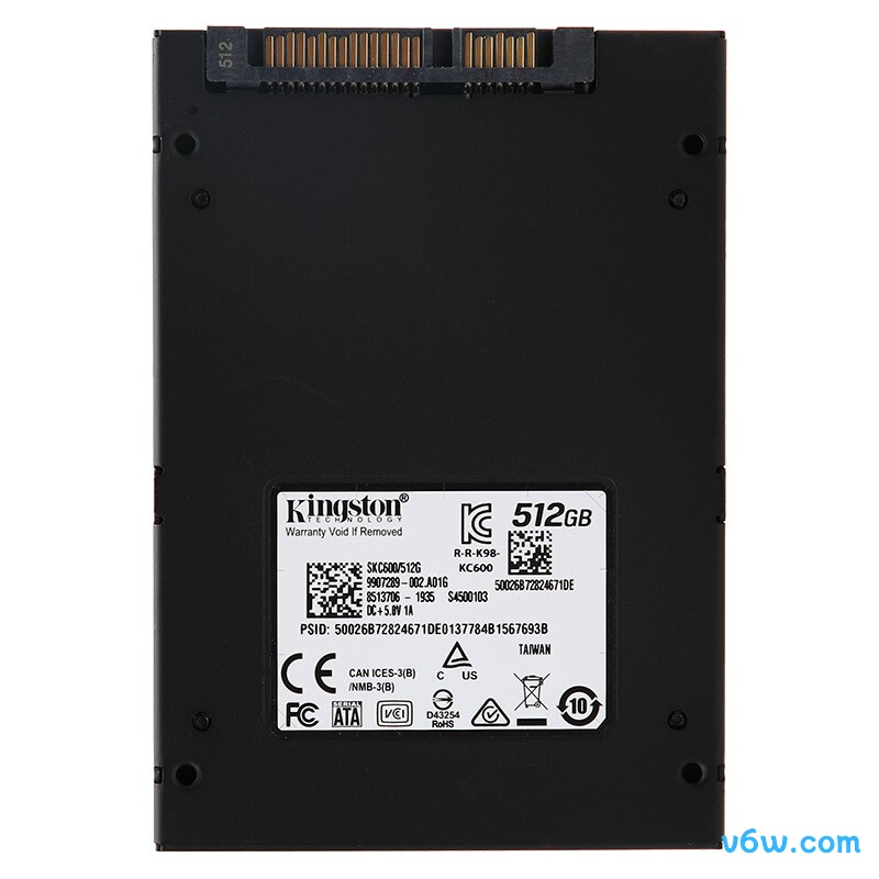 金士顿512GB SSD固态硬盘 KC600系列