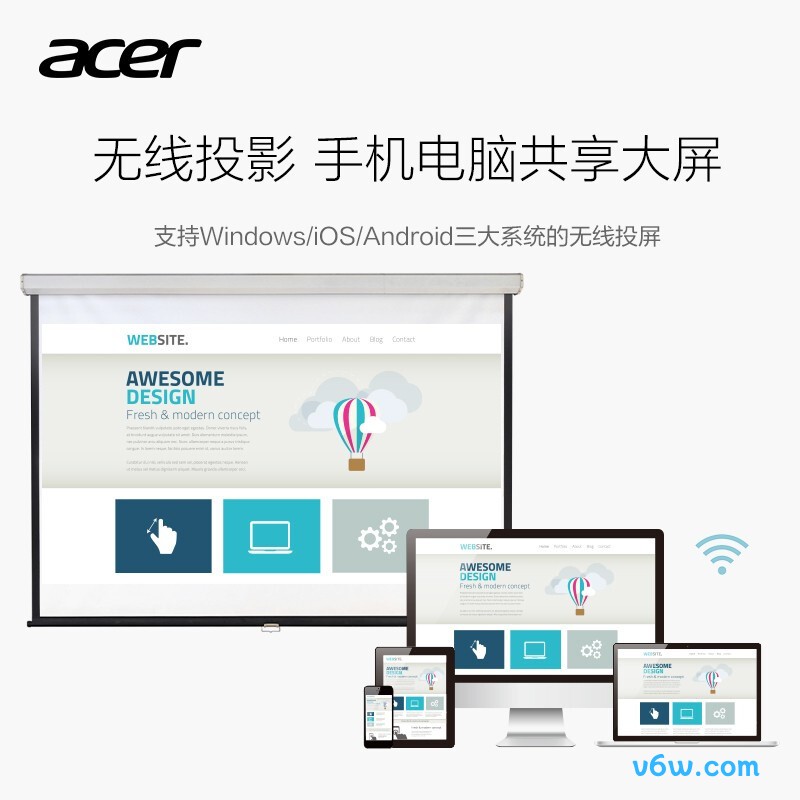 宏碁DF608a投影仪图片