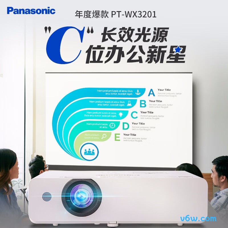 松下PT-WX3201投影仪图片