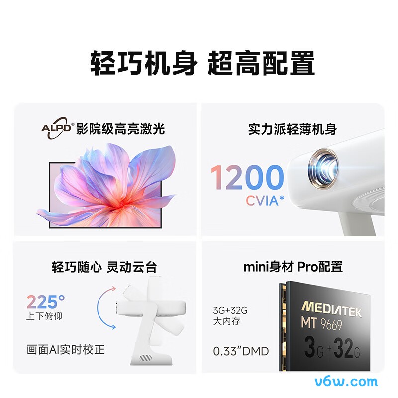 当贝DBD6X Plus投影仪图片