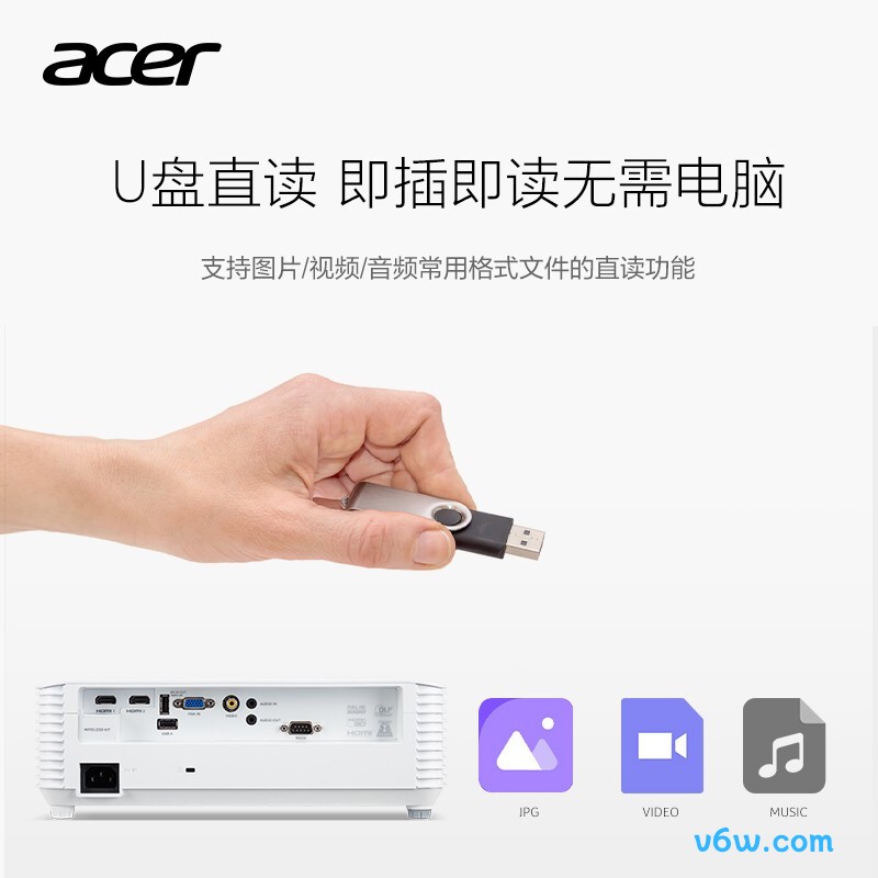宏碁DF608a投影仪图片