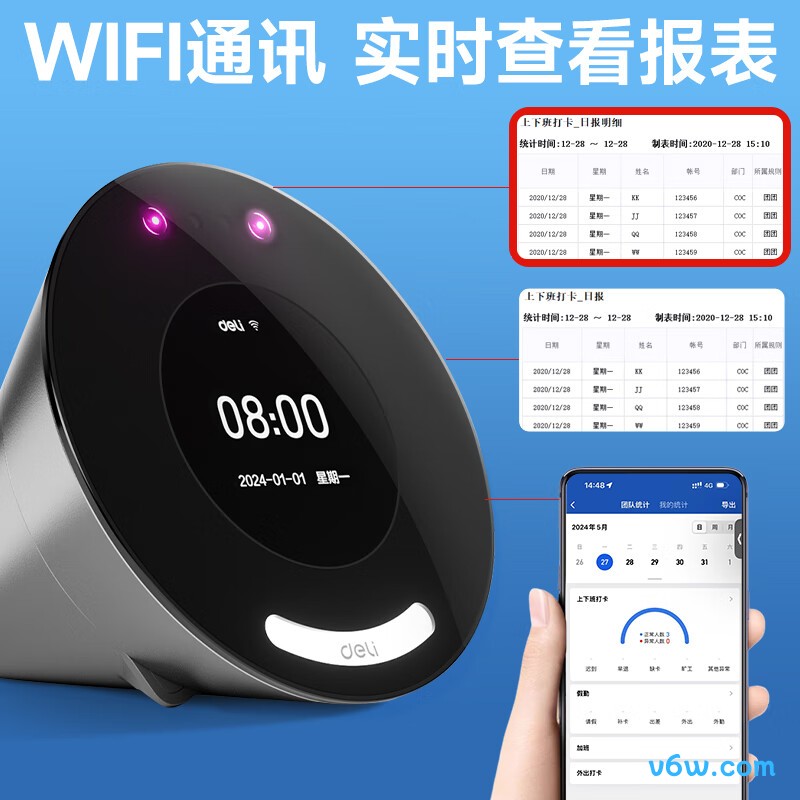 企业微信D65C考勤机