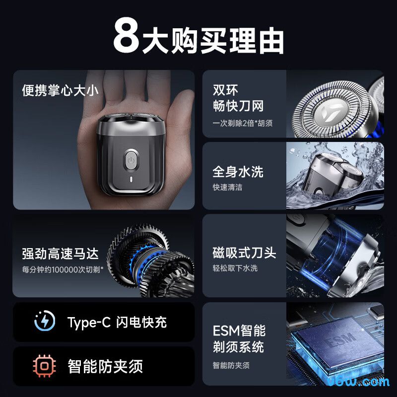 映趣Mini6剃须刀图片