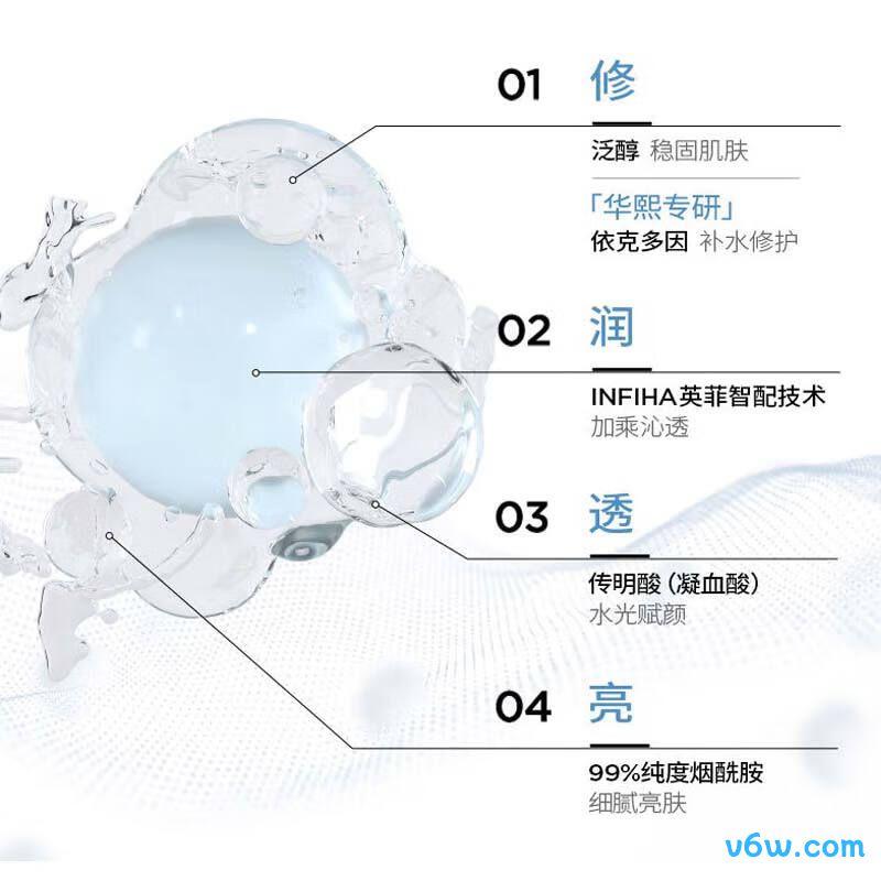 润百颜玻尿酸水光亮透面膜