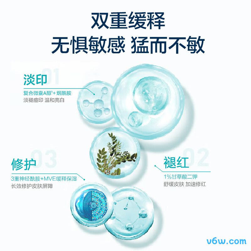 适乐肤视黄醇清痘抗皱焕肤面部精华液