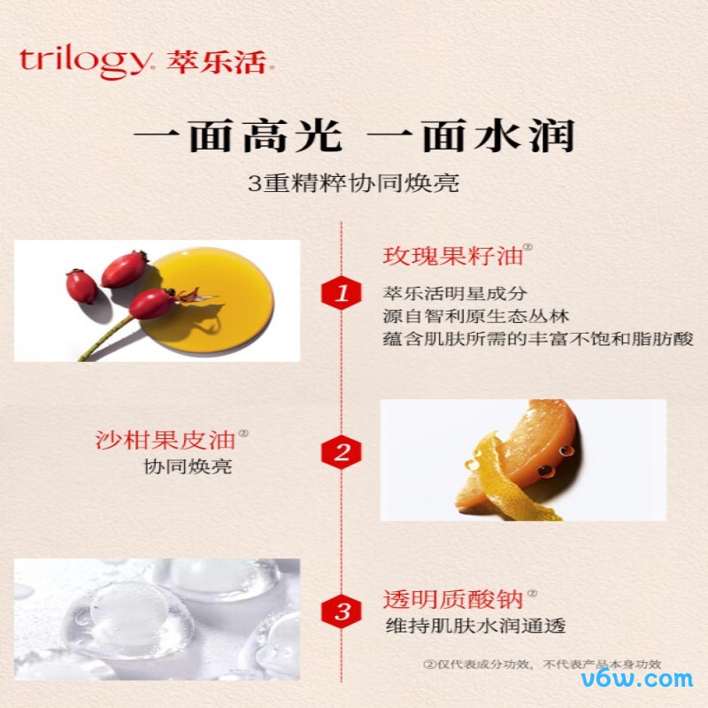 萃乐活焕亮精华液