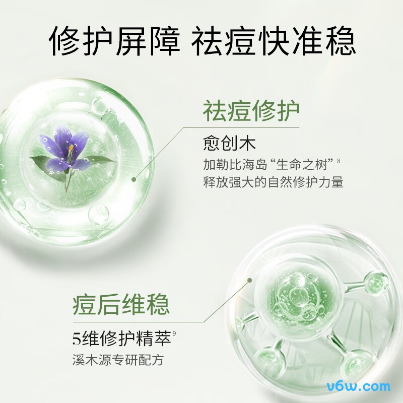 溪木源愈创木祛痘精华液