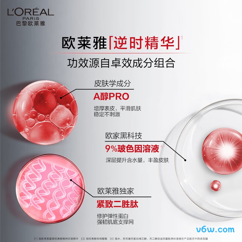 欧莱雅逆时瓶精华液